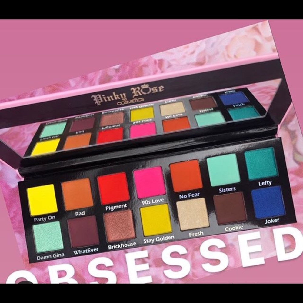 Pinky Rose Obsessed EyeShadow Palette BNIB - Picture 9 of 11